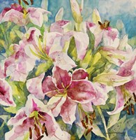 Pink Lilies Fine Art Print