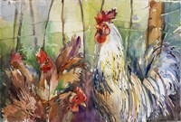 Head Of The Roost Fine Art Print