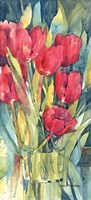 Red Hot Tulips Fine Art Print