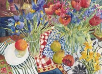 Flowers and Fruit Fine Art Print