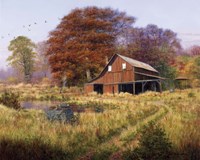 Red Barn Fine Art Print