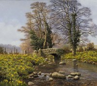 Daffodil Bridge Fine Art Print