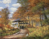 Covered Bridge Fine Art Print