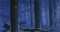 Blue Wolf Fine Art Print