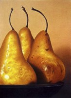 Three Pears on Stonehenge Fine Art Print