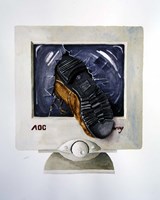 Computer Trouble Fine Art Print