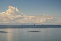 Oil Rig Backdrop Fine Art Print