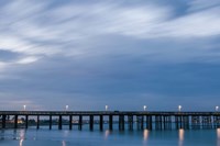 Pier Blue Sky Fine Art Print