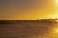 Pier Orange Fine Art Print