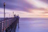 Dusk at the Oceanside Pier Fine Art Print