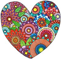 Floral Heart Fine Art Print