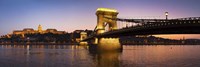 Panorama Budapest Chain Bridge Fine Art Print