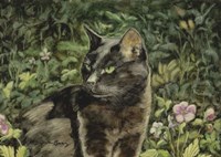 Mama in the Garden Fine Art Print