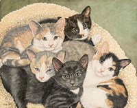Gracie's Kittens Fine Art Print