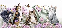 Flower Cats Fine Art Print