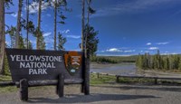 Yellowstone National Park Sign Fine Art Print