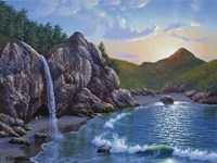 Mc Way Cove Sunset Fine Art Print