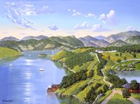 Hudson River Near West Point In 1865 Fine Art Print