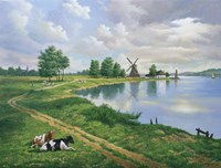 A Dutch Landscape Fine Art Print