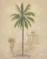 Palm With Architecture 4 Fine Art Print