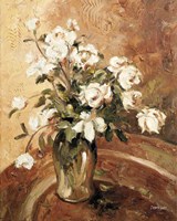 Late Summer Roses Framed Print