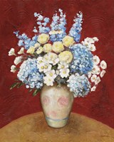 Floral O Framed Print