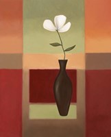 Black Vase 3 Framed Print