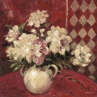 Peonies In Urn Fine Art Print