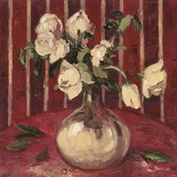 Fading Peonies Framed Print