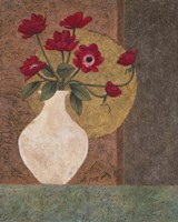 Red Poppies in a Vase Fine Art Print