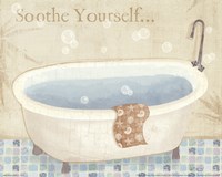 Mosaic Bath I Fine Art Print