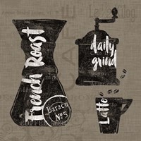 Linen Coffee IV Fine Art Print