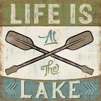 By the Lake I Framed Print