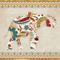 Boho Elephant I Fine Art Print