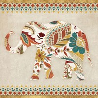 Boho Elephant II Fine Art Print