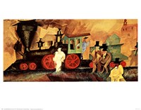 Old Locomotive Fine Art Print