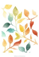 Spectrum Leaves I Fine Art Print