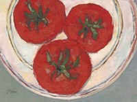 Plate with Tomato Fine Art Print