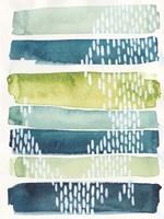 Aqua Streak I Fine Art Print