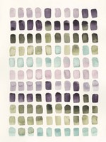 Serene Color Swatches II Fine Art Print