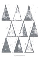 Triangle Block Print II Fine Art Print