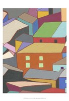 Rooftops in Color III Fine Art Print