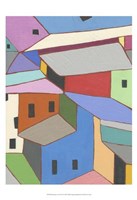 Rooftops in Color XII Fine Art Print
