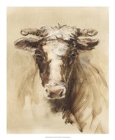 Western Ranch Animals II Fine Art Print