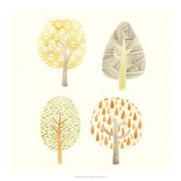 Forest Patterns I Framed Print