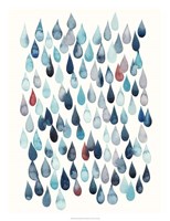 Watercolor Drops I Fine Art Print