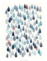 Watercolor Drops II Fine Art Print