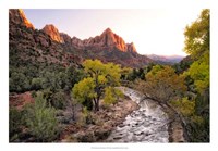Sunset on the Watchman I Framed Print