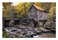 The Mill & Creek I Framed Print