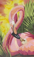 Flamingo Mom Fine Art Print